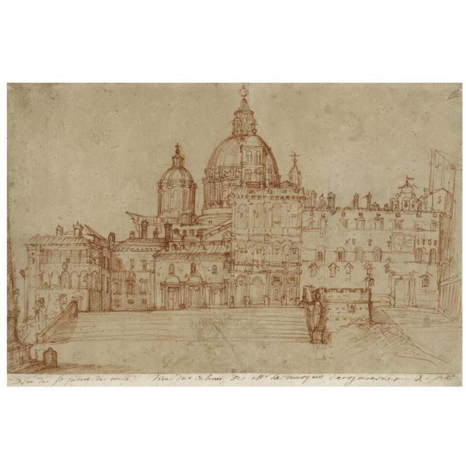 View of Saint Peter's, 1603-Paper Art-32&quotx22"