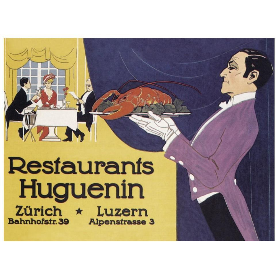 Cooks Restaurants Huguenin-Paper Art-18&quotx14"