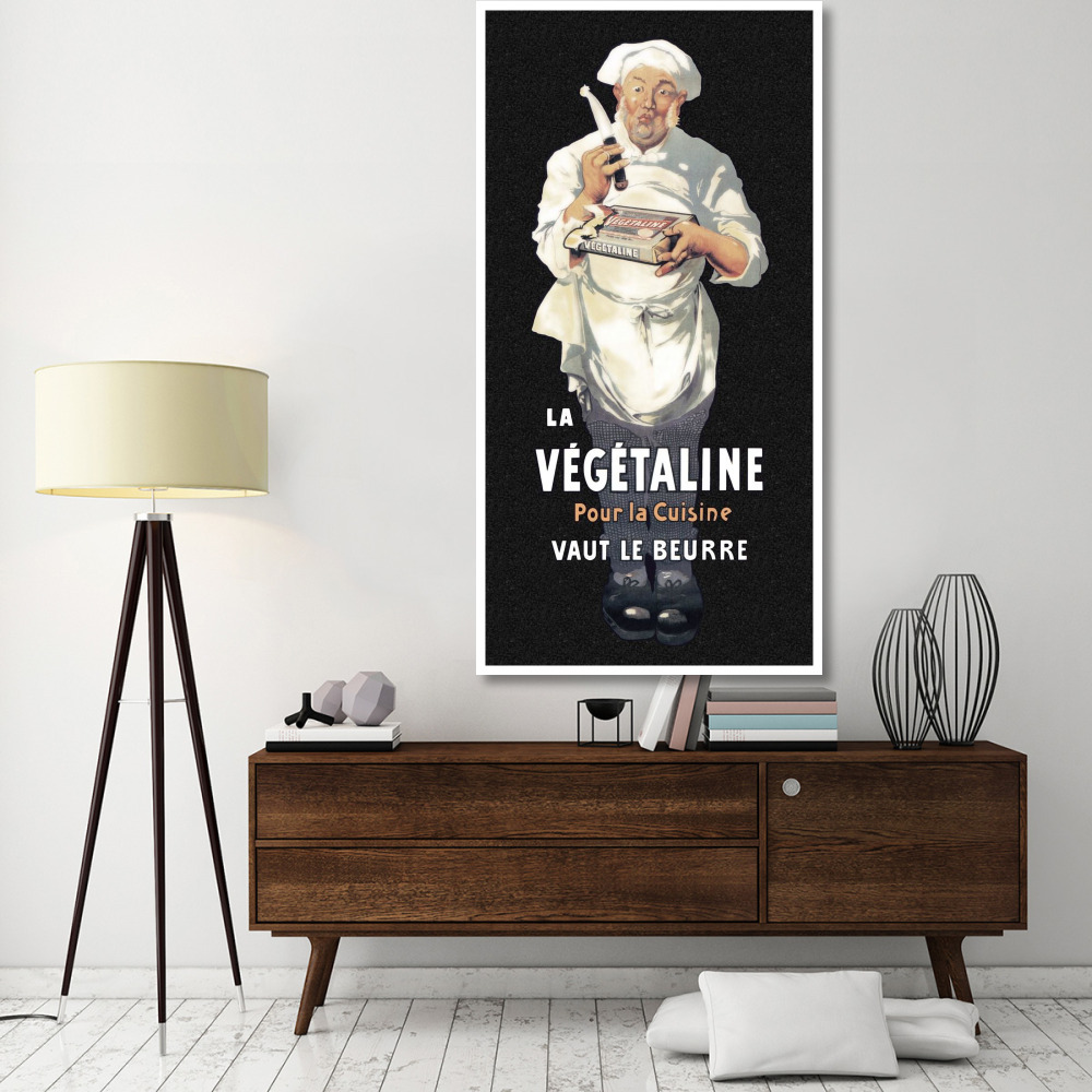 Cooks La Vegetaline - Pour la Cuisine-Paper Art-38&quotx74"