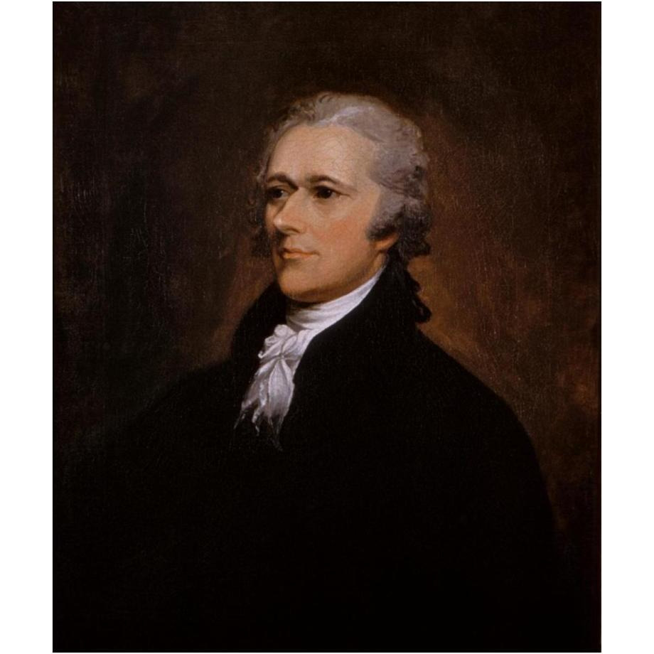 Alexander Hamilton, 1806-Paper Art-20&quotx24"