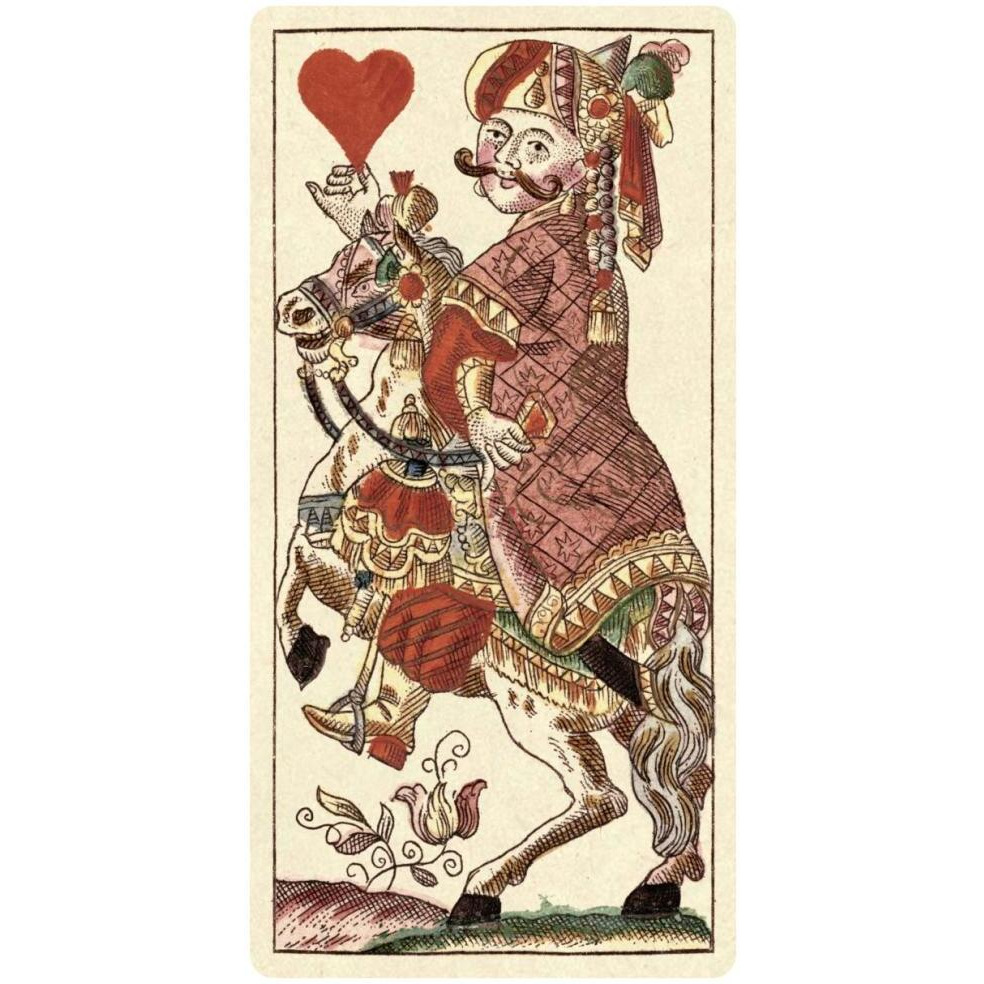 Knight of Hearts (Bauern Hochzeit Deck)-Paper Art-38&quotx74"