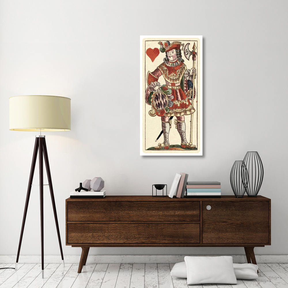 Knave of Hearts (Bauern Hochzeit Deck)-Paper Art-26&quotx50"