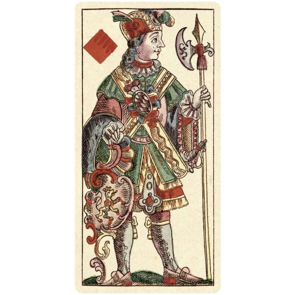 Knave of Diamonds (Bauern Hochzeit Deck)-Paper Art-38&quotx74"