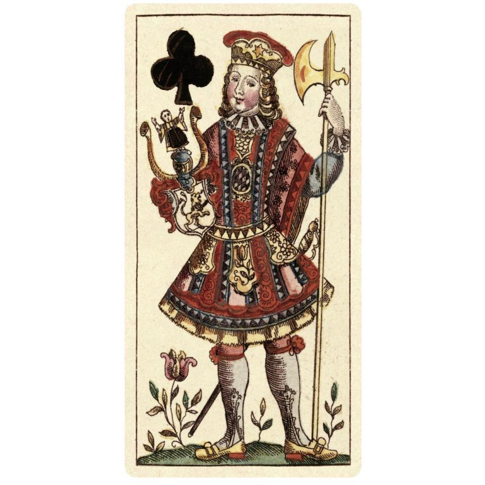 Knave of Clubs (Bauern Hochzeit Deck)-Paper Art-14&quotx26"