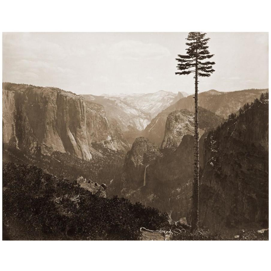 Yosemite Valley from the Best General View, 1866-Paper Art-18&quotx14"