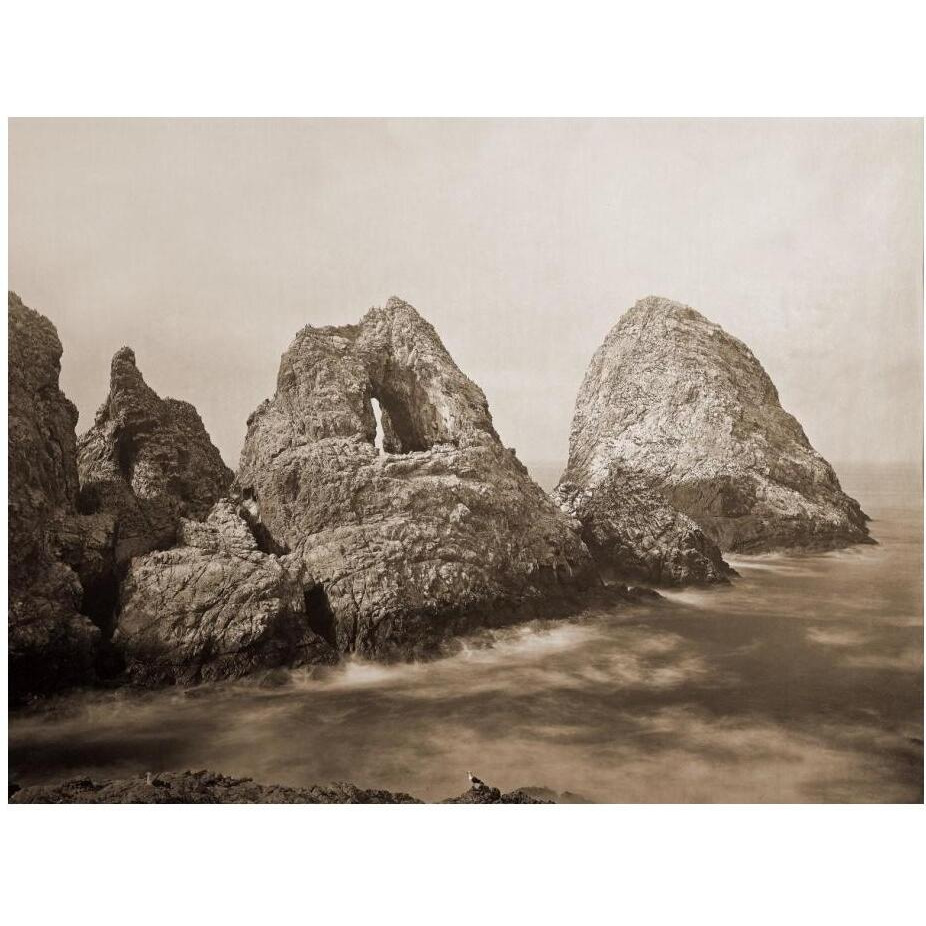 Sugarloaf Islands at Fisherman's Bay, Farallon Islands, San Francisco, California, 1869-Paper Art-24&quotx19"