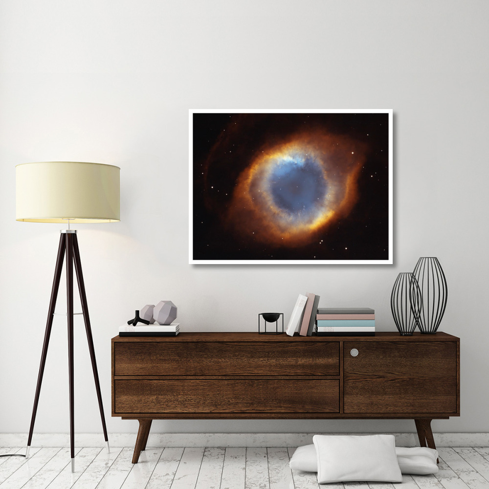 Helix Nebula -  a Gaseous Envelope Expelled By a Dying Star-Paper Art-50&quotx38"