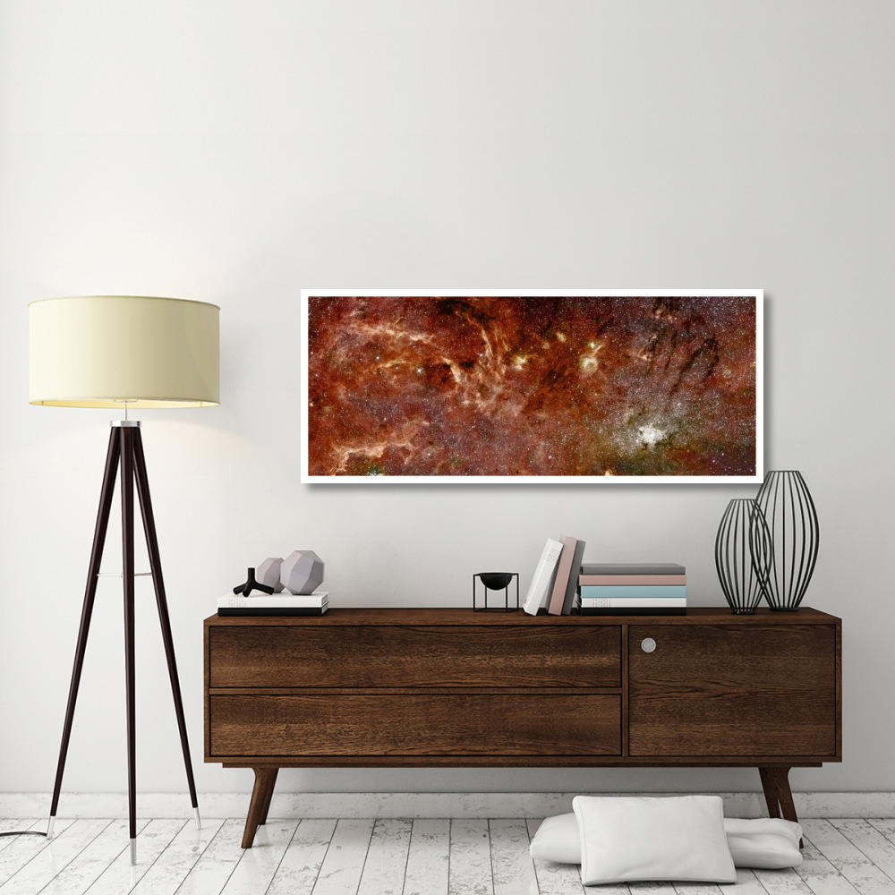 HST-Spitzer Composite of Galactic Center-Paper Art-62&quotx26"