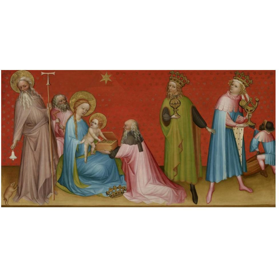 The Adoration of the Magi with Saint Anthony Abbot-Paper Art-50&quotx26"