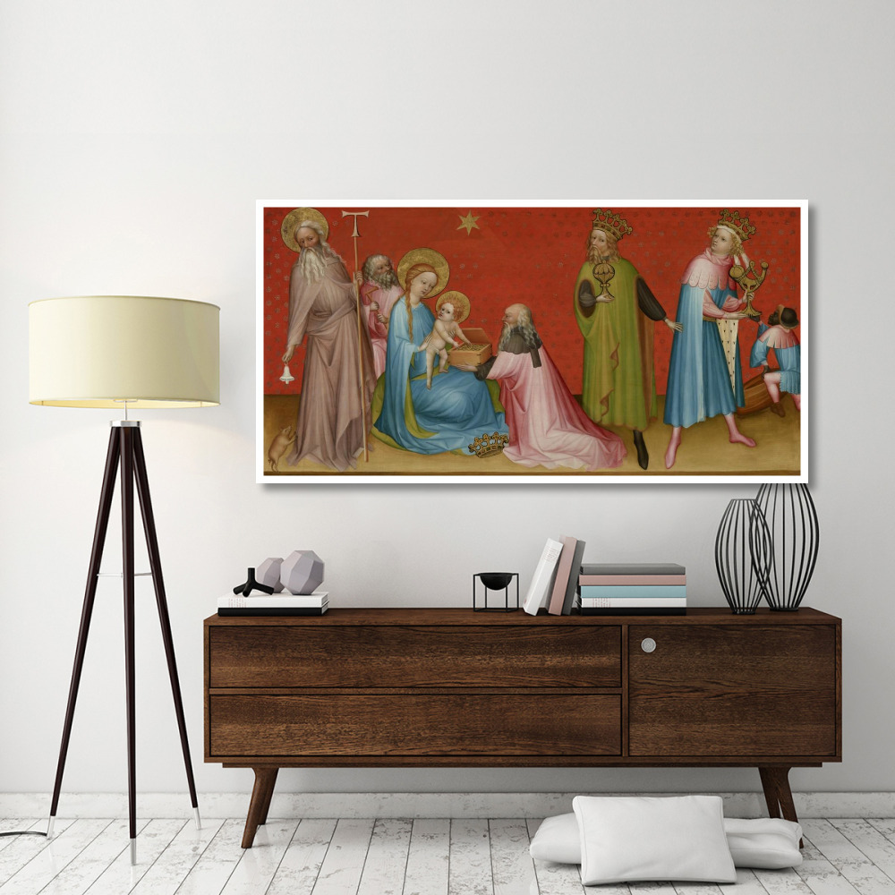 The Adoration of the Magi with Saint Anthony Abbot-Paper Art-74&quotx38"