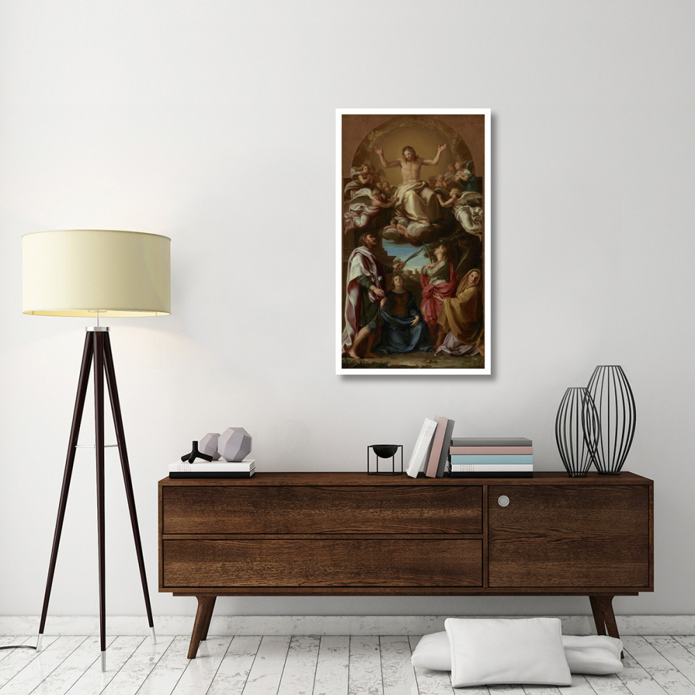 Christ in Glory with Saints Celsus, Julian, Marcionilla and Basilissa-Paper Art-27&quotx46"