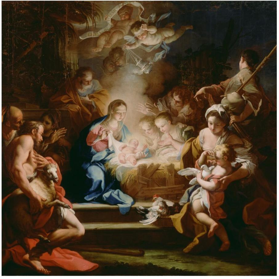 The Adoration of the Shepherds-Paper Art-20&quotx20"