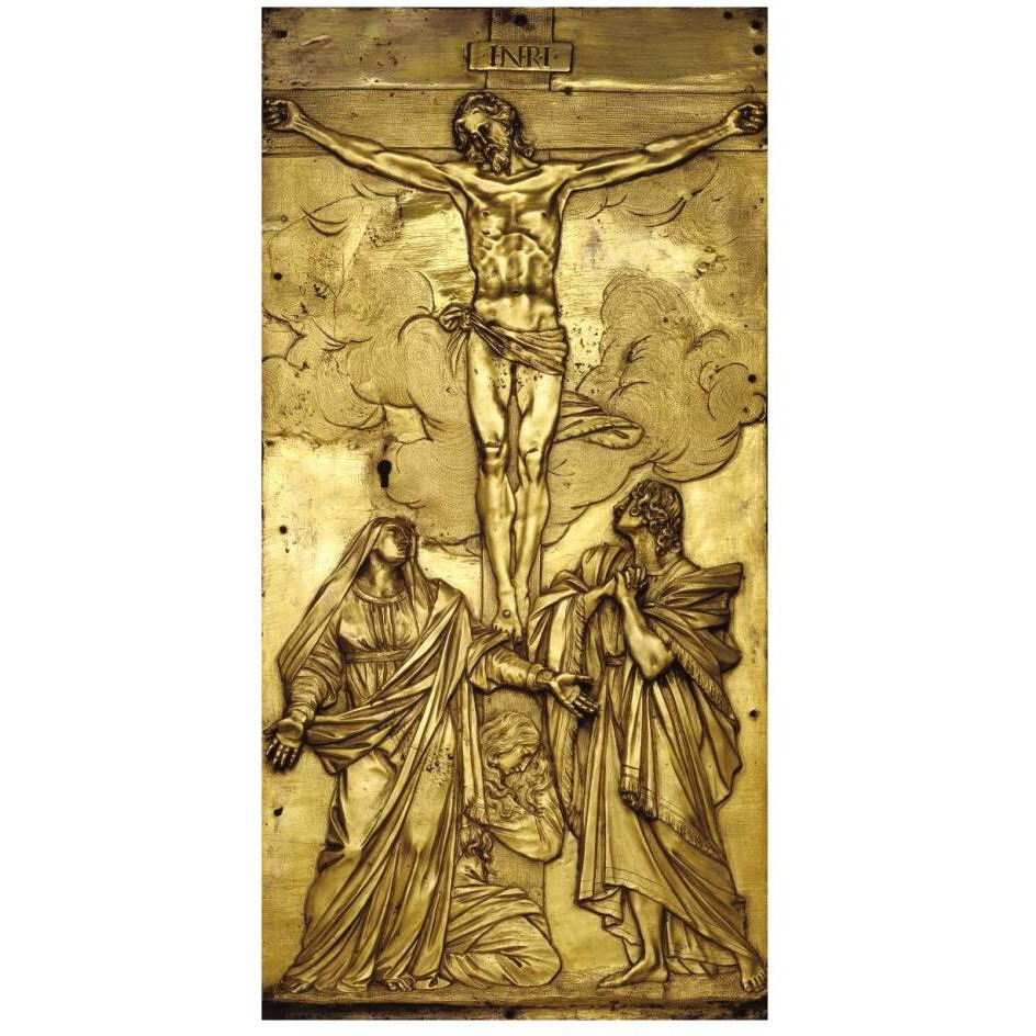 Tabernacle Door with the Crucifixion-Paper Art-14&quotx26"