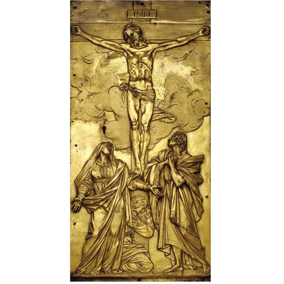 Tabernacle Door with the Crucifixion-Paper Art-32&quotx62"