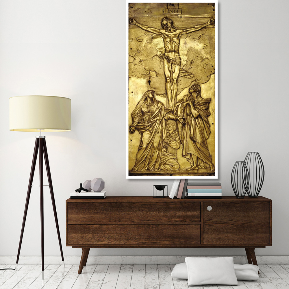 Tabernacle Door with the Crucifixion-Paper Art-38&quotx74"