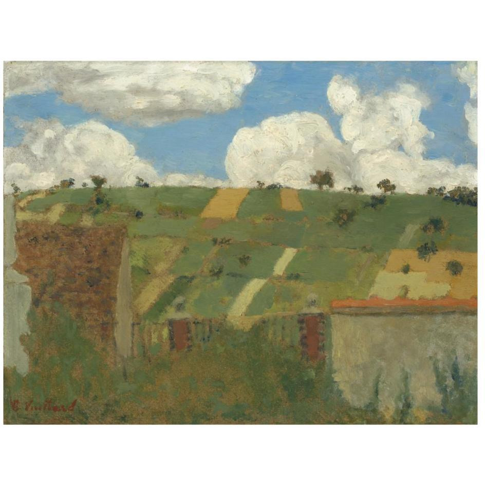 Landscape of the Ile-de-France, 1894-Paper Art-26&quotx20"