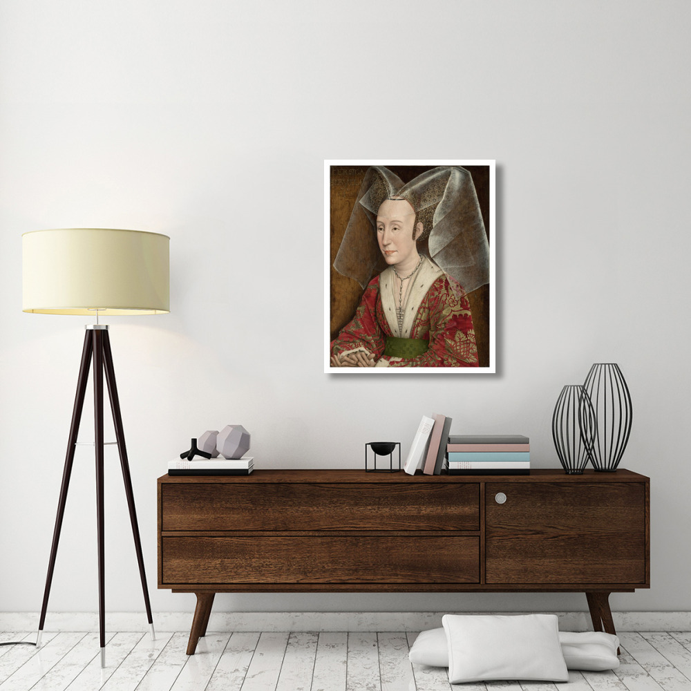 Portrait of Isabella of Portugal-Paper Art-30&quotx37"