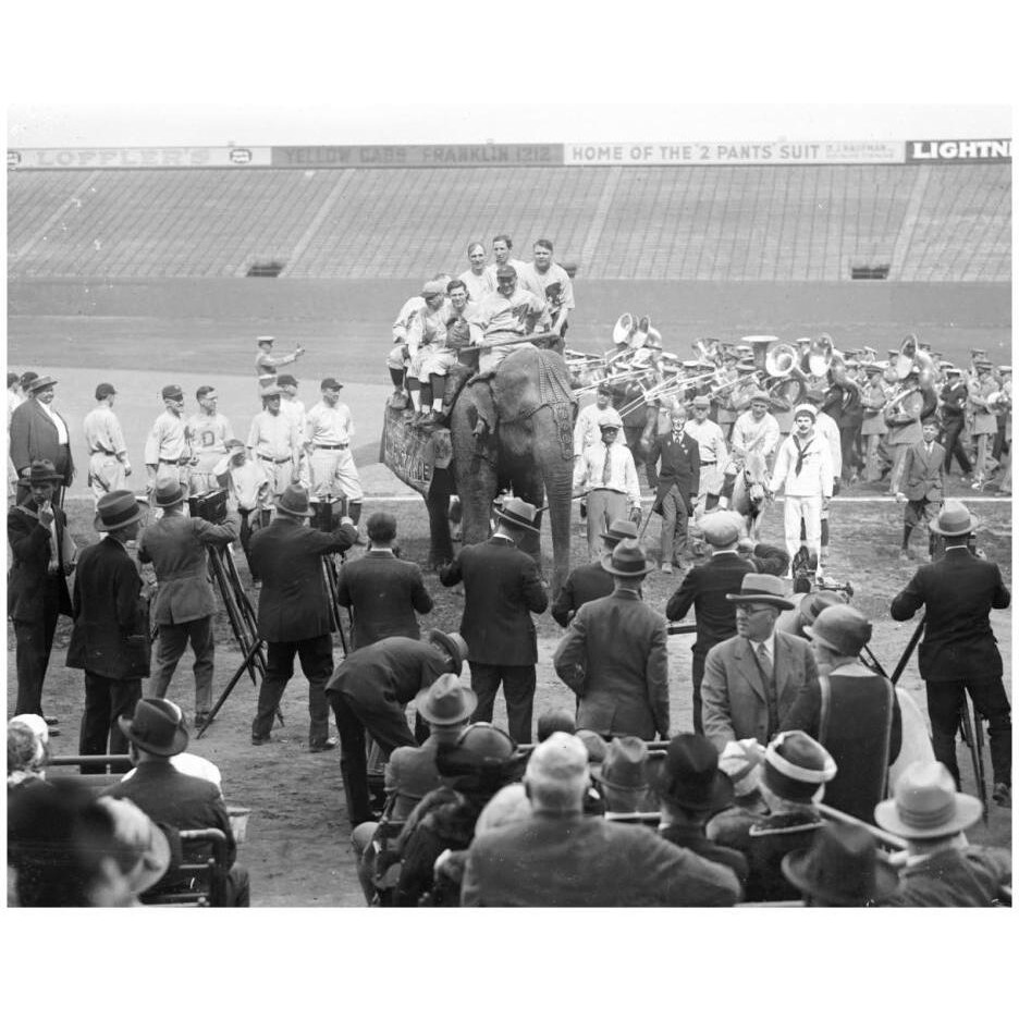 Republican and Democratic Baseball Game, May 1, 1926-Paper Art-26&quotx22"