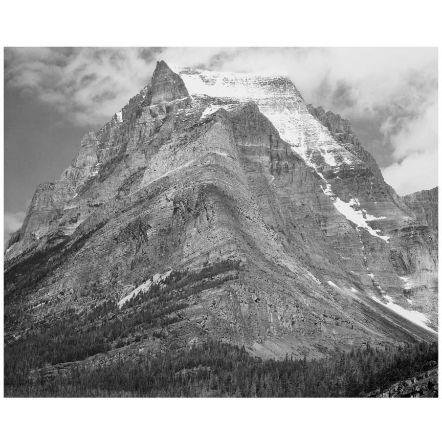 Going-to-the-Sun Mountain, Glacier National Park, Montana - National Parks and Monuments, 1941-Paper Art-18&quotx15"