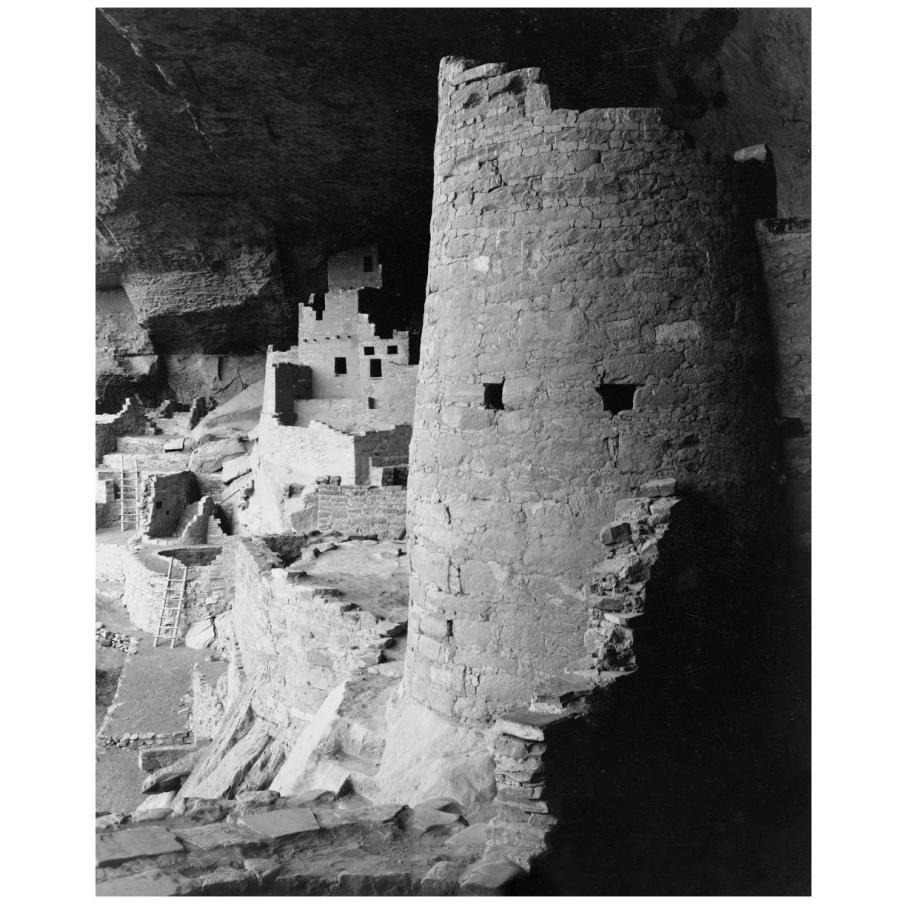 Cliff Palace, Mesa Verde National Park, Colorado, 1941-Paper Art-15&quotx18"