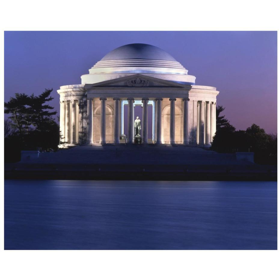 Jefferson Memorial, Washington, D.C.-Paper Art-22&quotx18"