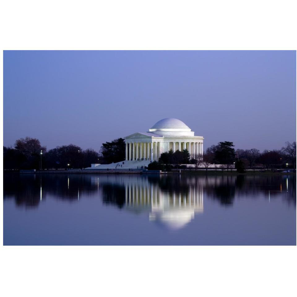 Jefferson Memorial, Washington, D.C. Number 2-Paper Art-20&quotx14"