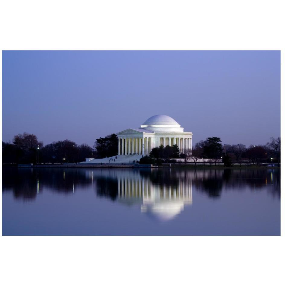 Jefferson Memorial, Washington, D.C. Number 2-Paper Art-26&quotx18"