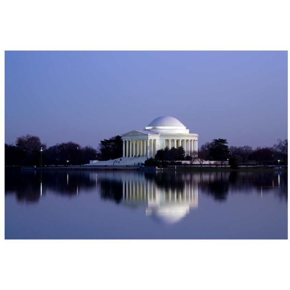 Jefferson Memorial, Washington, D.C. Number 2-Paper Art-32&quotx22"