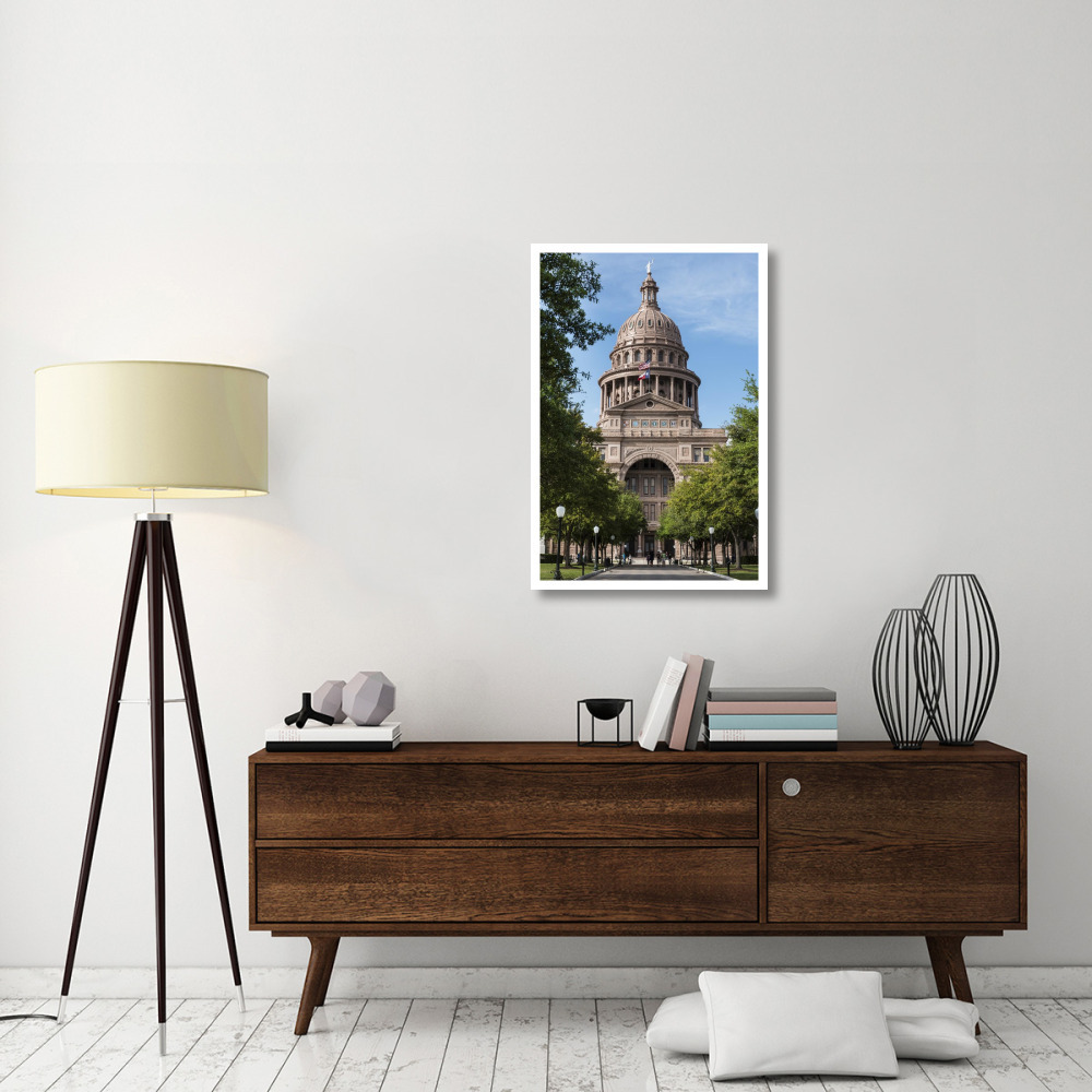 The Texas Capitol, Austin, Texas, 2014-Paper Art-26&quotx38"