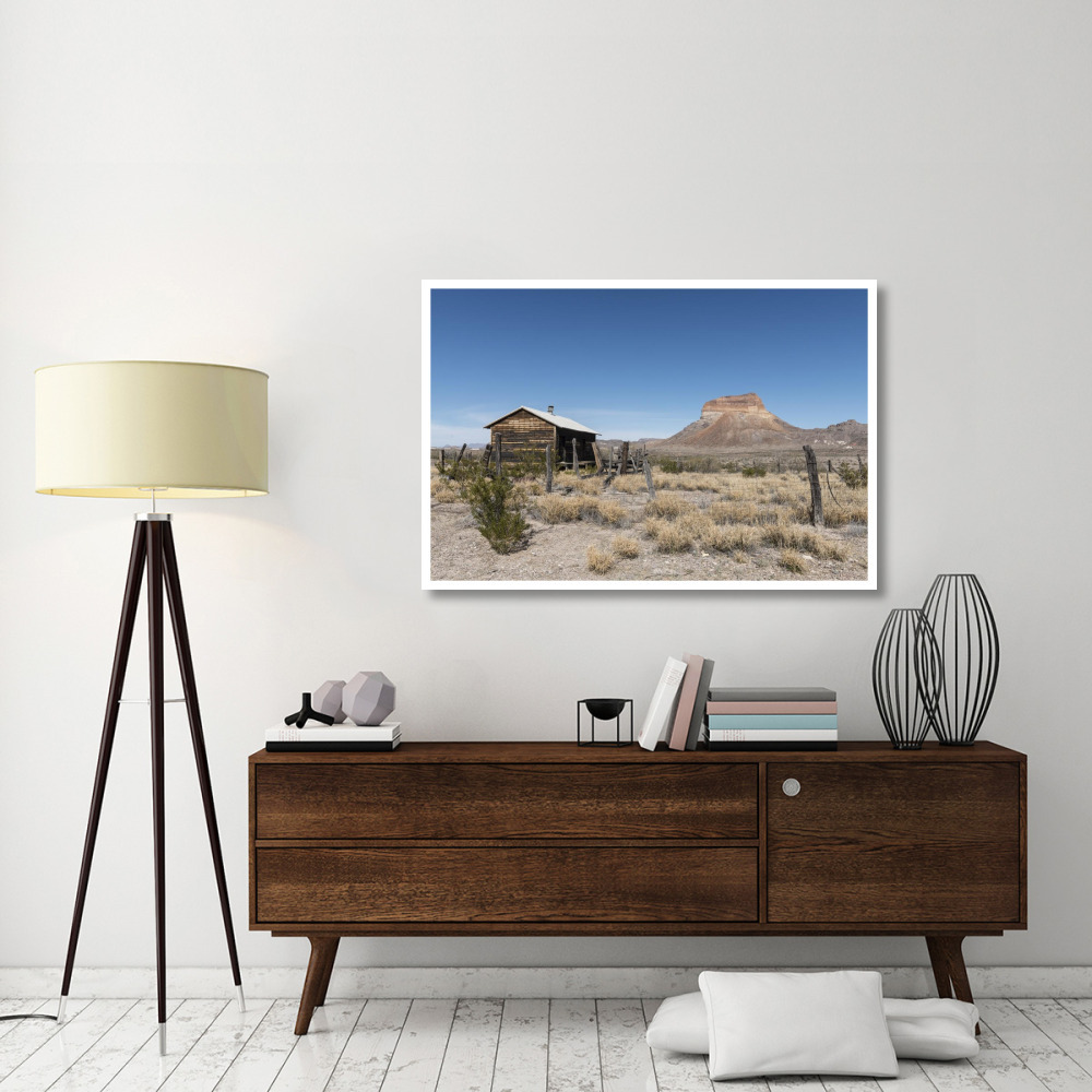 Scenery in Big Bend National Park, TX-Paper Art-50&quotx34"