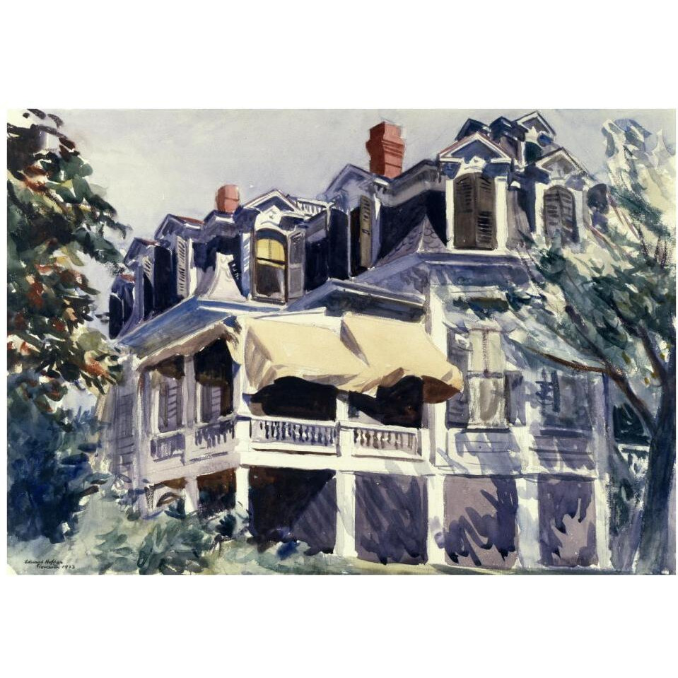 The Mansard Roof, 1923-Paper Art-38&quotx27"