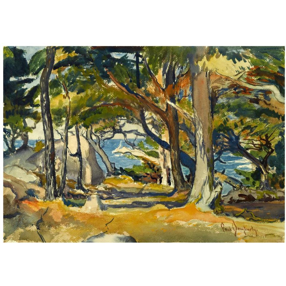 Cedar Grove by the Sea, ca. 1916-Paper Art-38&quotx27"