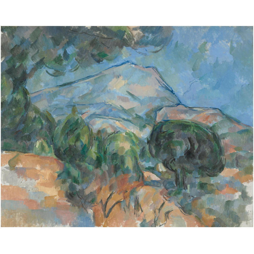 Mount Sainte-Victoire, c. 1904-Paper Art-32&quotx26"