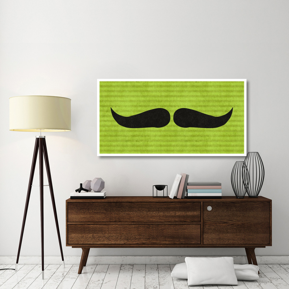 Mustache Upswept-Paper Art-62&quotx32"