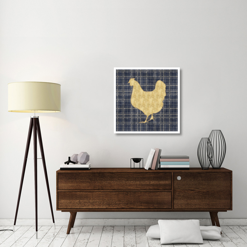 Country Style Hen-Paper Art-32&quotx32"