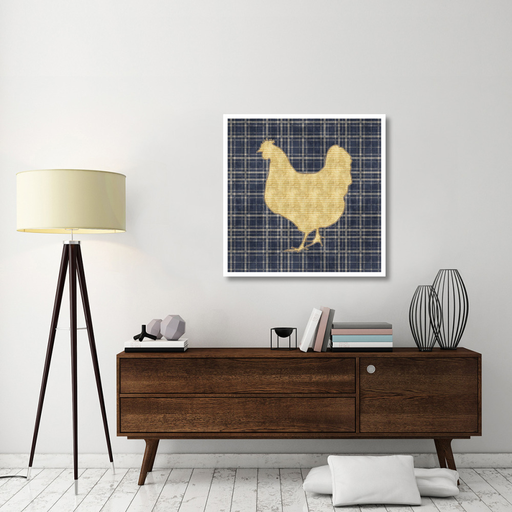 Country Style Hen-Paper Art-38&quotx38"