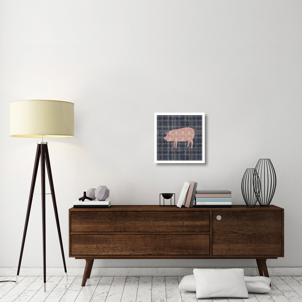 Country Style Pig-Paper Art-20&quotx20"