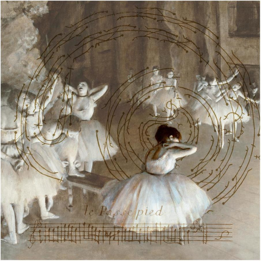 Degas Dancers Collage 2-Paper Art-20&quotx20"