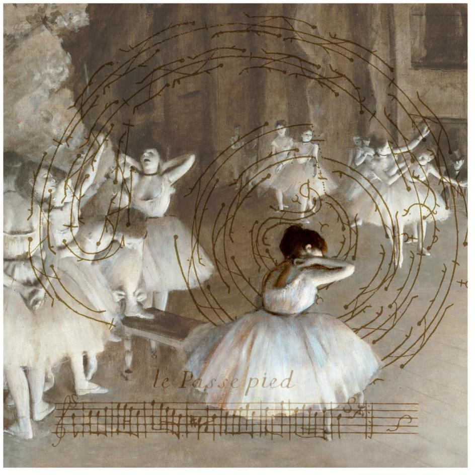 Degas Dancers Collage 2-Paper Art-26&quotx26"