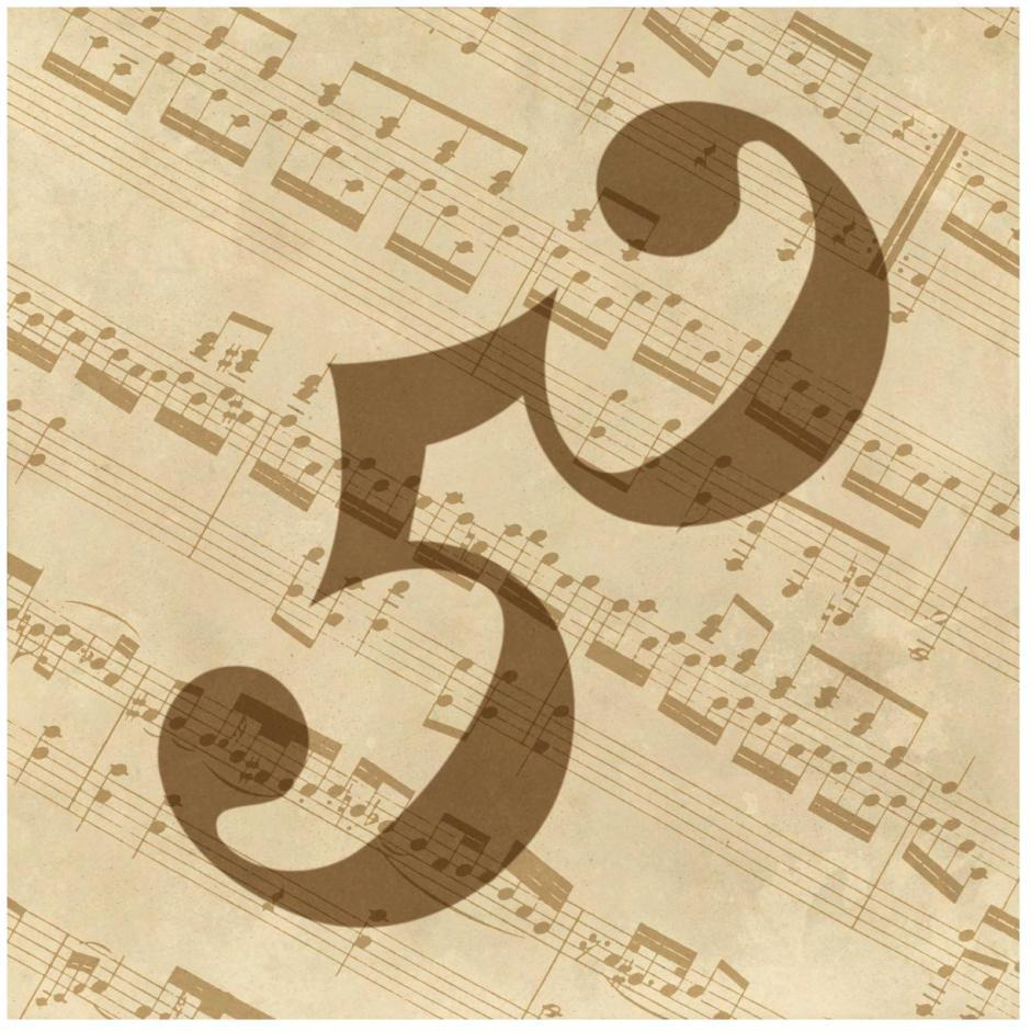 Music - Alto Clef-Paper Art-26&quotx26"