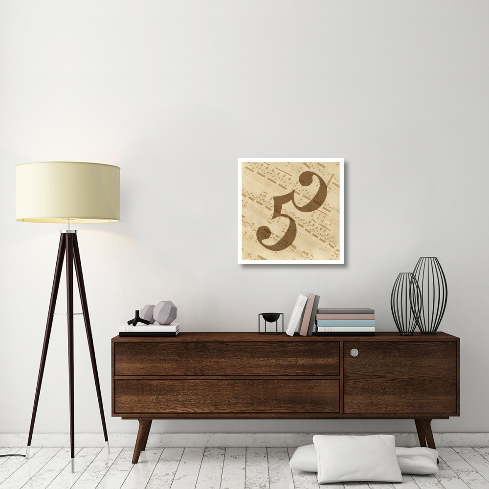 Music - Alto Clef-Paper Art-26&quotx26"