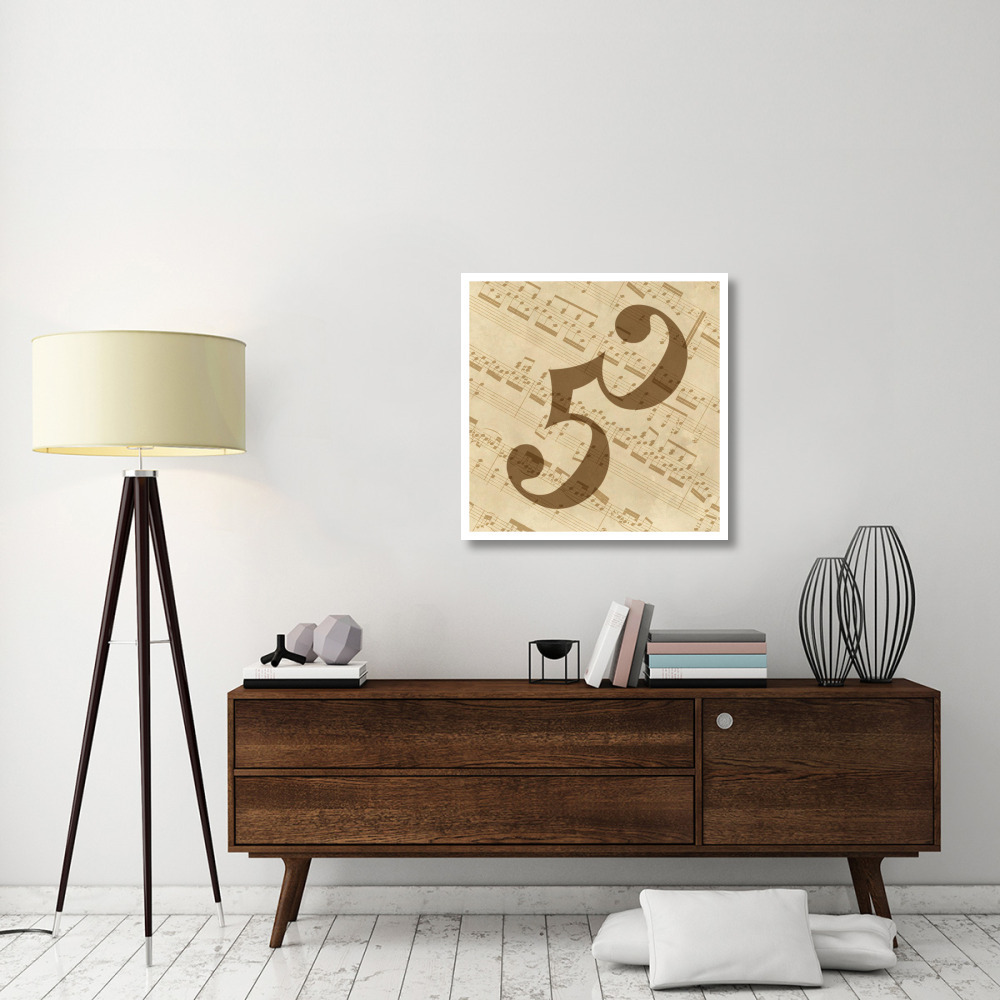 Music - Alto Clef-Paper Art-32&quotx32"