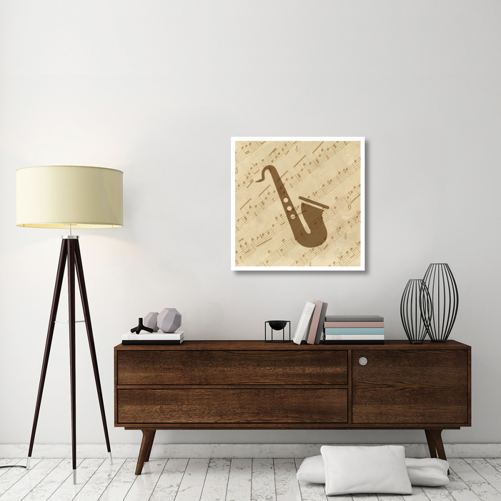 Music - Saxophone-Paper Art-32&quotx32"