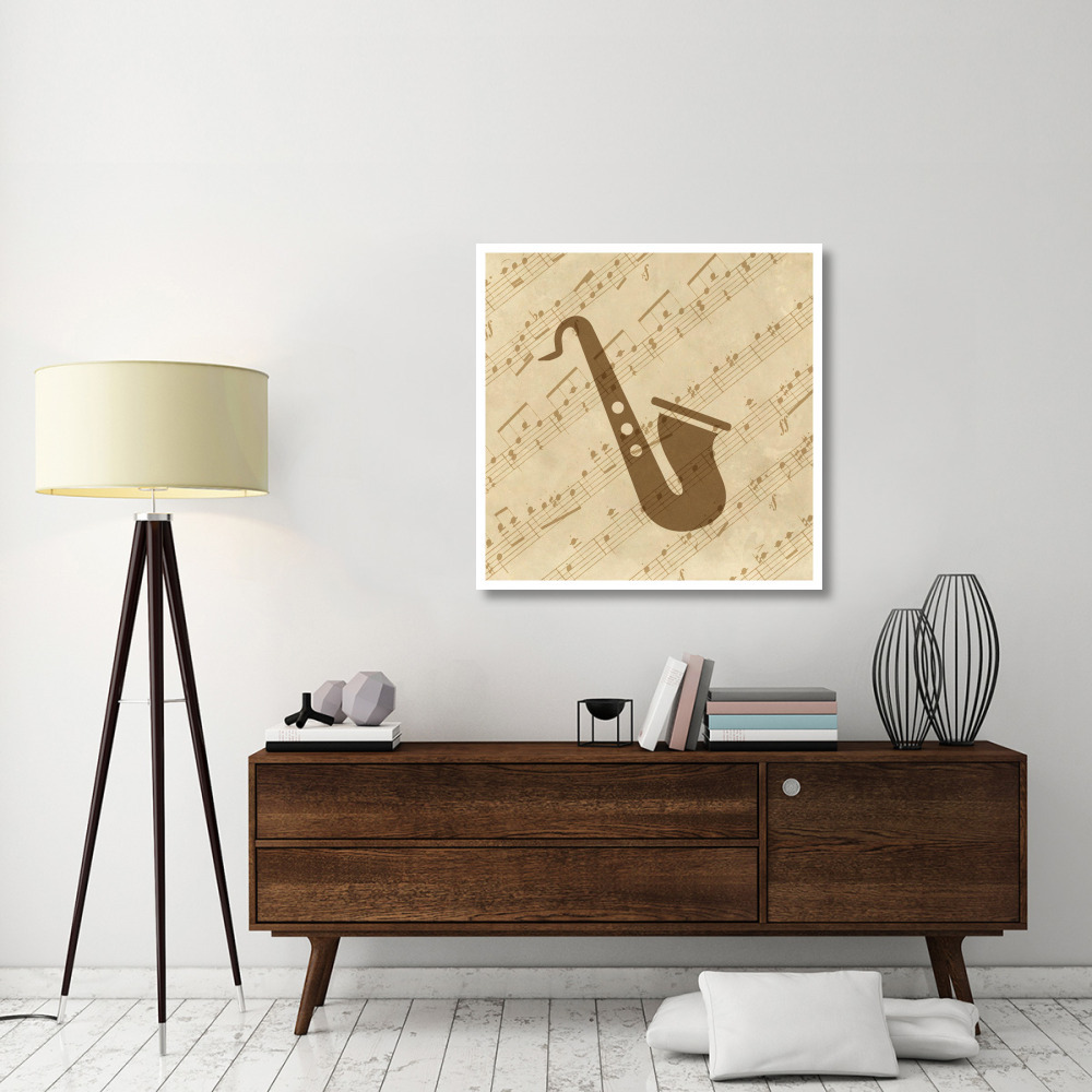 Music - Saxophone-Paper Art-38&quotx38"