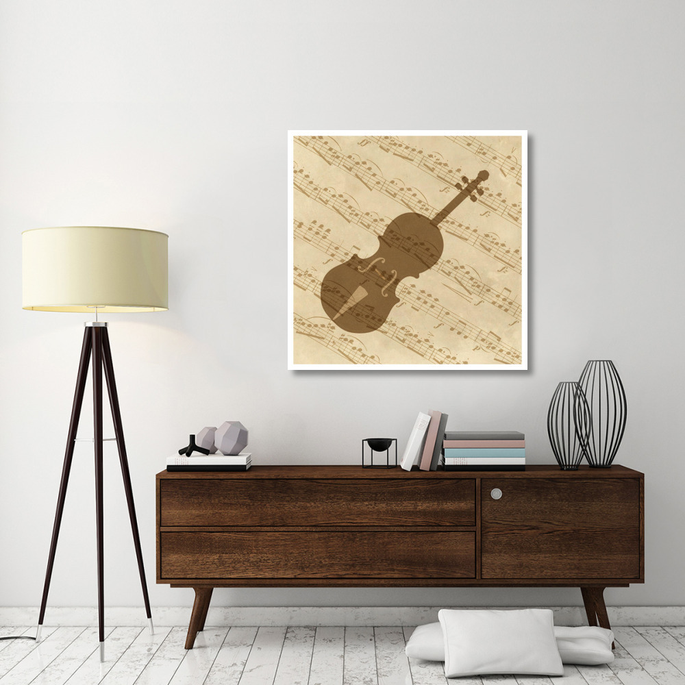 Music - Violin-Paper Art-42&quotx42"