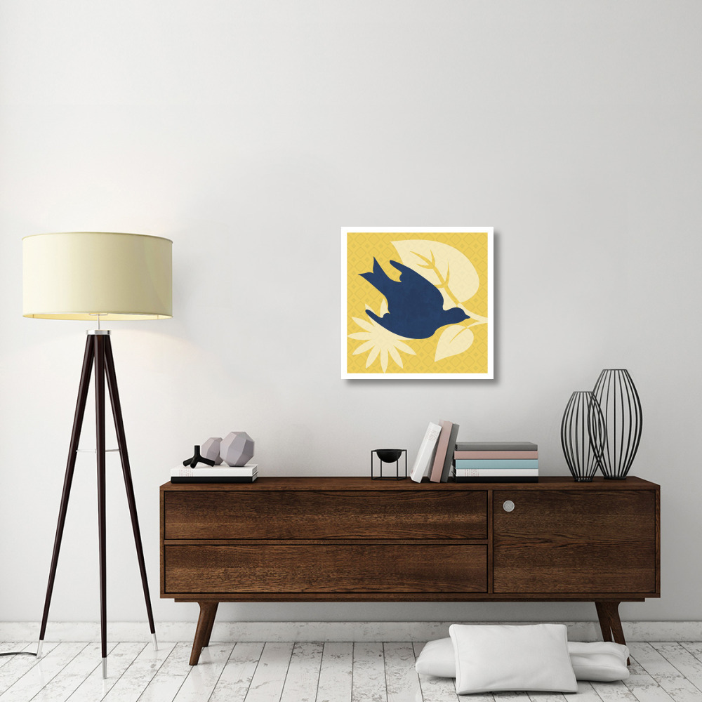 Bright Birds Dove-Paper Art-26&quotx26"