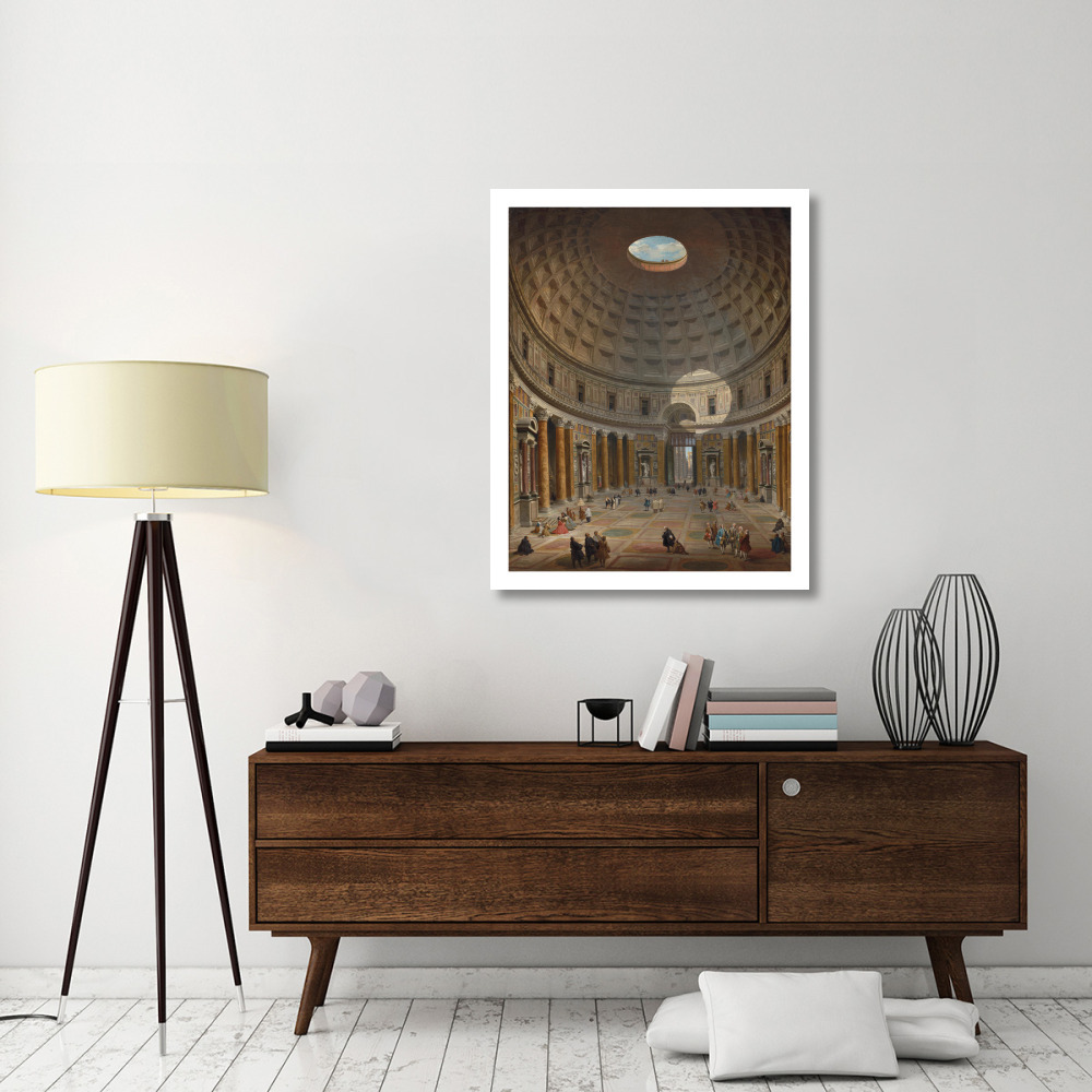 Interior of the Pantheon, Rome, 1747-Paper Art-33&quotx42"