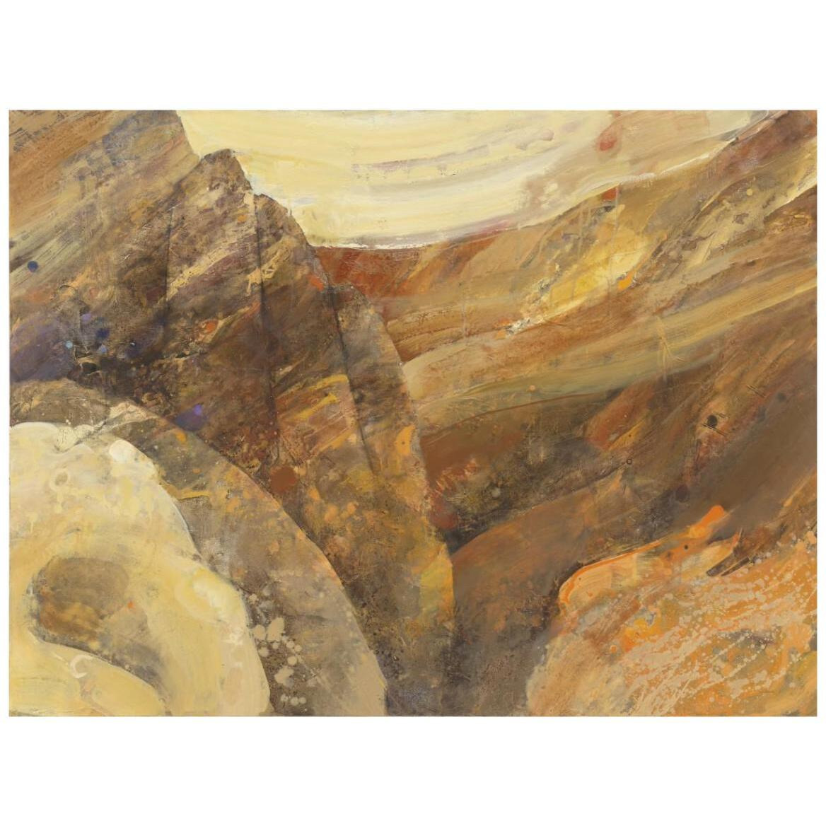 Canyon VII -Paper Art-42&quotx32"