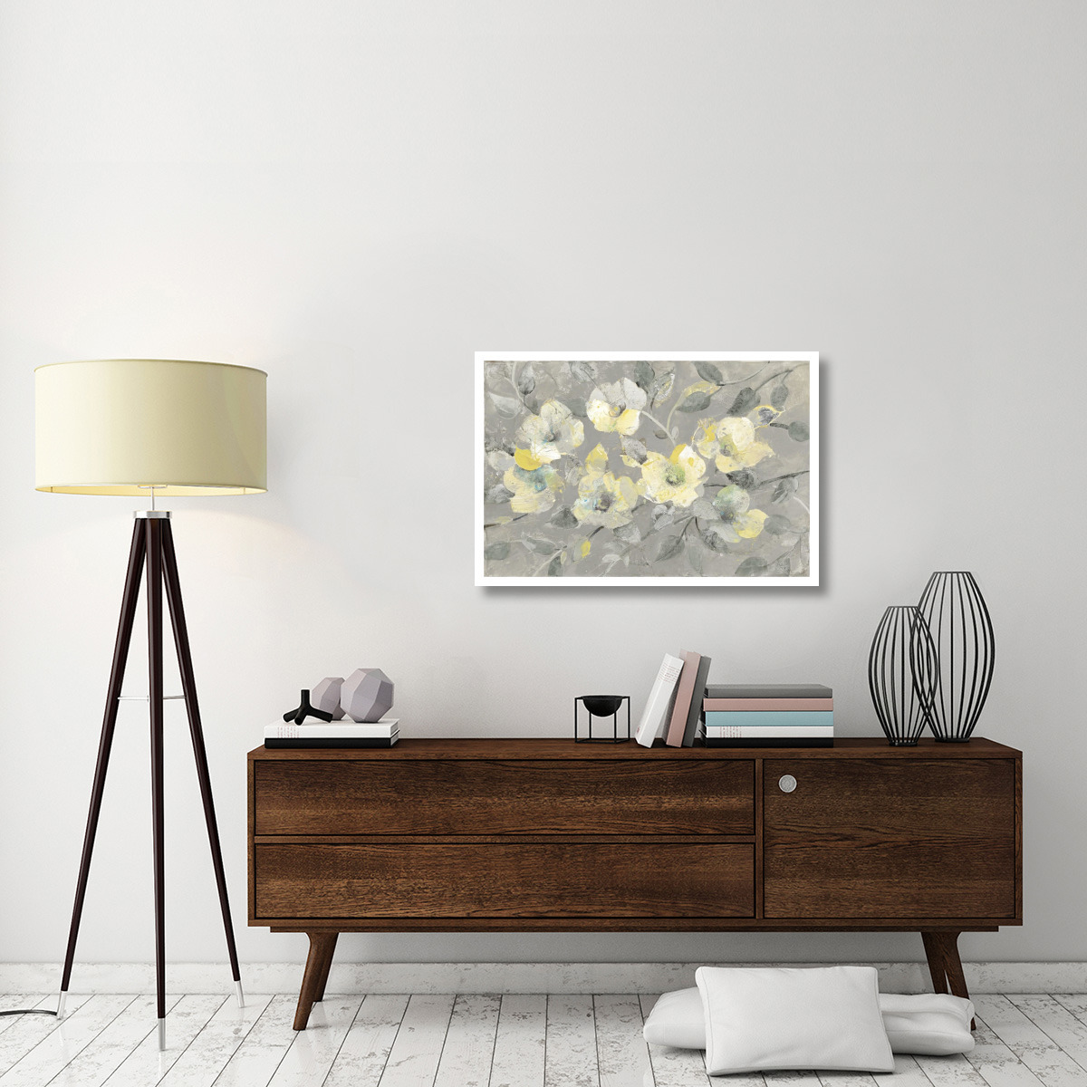 Fading Spring Gray -Paper Art-38&quotx26"