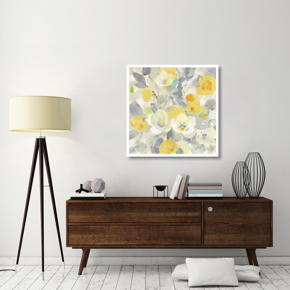 Buttercups I -Paper Art-38&quotx38"